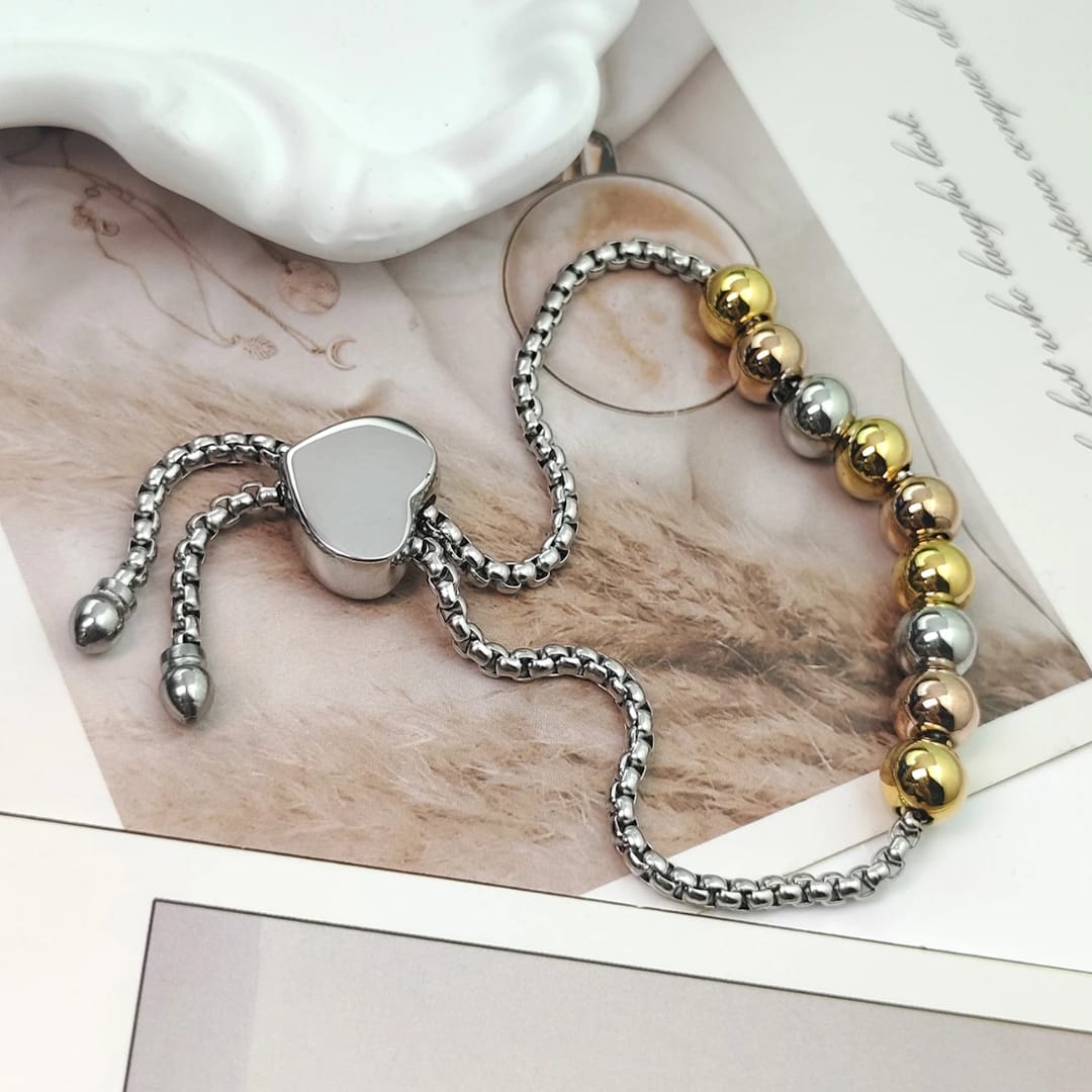 Amada - Pulsera Dos Tonos Ajustable